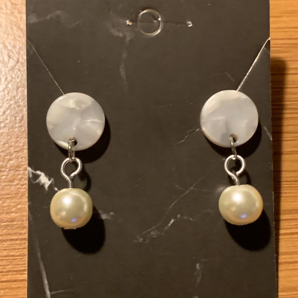 Pearl earrings